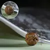 Ébano Esculpido Pixiu Tigre Pequeno Acessório Artesanato de Redwood Acessório de Contas Soltas Peça Pequena de Madeira Cabeça de Contas