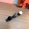 Grampo de Cabelo Trançado Estilo Xiaoxiang Franja Lateral Textura Grampo de Cabelo Feminino Aveludado Testa Cabelo Quebrado Grampo de Bico de Pato Adorno de Cabeça