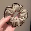 Anillo para el Cabello de Polka Dot Suave con Volantes para Cola de Caballo Baja de Mujer, Diadema Antideslizante, Cuerda para el Cabello Versátil y Portátil para el Viaje, Accesorios para el Cabello