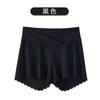 Shorts para Grávidas Femininos Roupa Externa de Verão Fina Moda Split Perna Larga Hot Pants Solto Emagrecedor Primavera e Verão Base Calças de Segurança