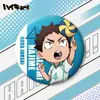 Voleibol co-man juvenil Bar y Chuan Che Ying montaña Feixiong Sun Xiang Xiang Yang insignia secundaria yuan anime periférico insignia