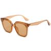 Nuevas gafas de sol de estilo coreano con montura grande para celebridades de Internet, gafas de sol adelgazantes de alta calidad y moda para mujer, gafas de sol de calle modernas.