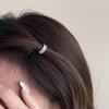 Yu Shuxin con hebilla metálica redonda de diamantes de imitación para el cabello, clip para cabello suelto en la frente, nuevo 2024, clip para flequillo, accesorios para el cabello