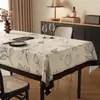 Mantel Estilo Vintage, Impermeable, Resistente al Aceite, Resistente al Calor, Lavable, Tacto de Lujo, Para Uso Doméstico, Mantel Aislante para Mesa de Café