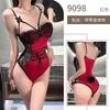 Lingerie Sexy Personalizada Uniforme de Natal Tentação Inverno Camisola de Pelúcia Ano Novo Camisola com Suspensórios Casal Flertando