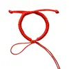 Cuerda de Mano Semi-Terminada Hecha a Mano DIY Tamaño Ajustable Cuerda Roja a Través de Monedas de Cobre a Través de Oro y Plata Accesorios Rojos Cuerda Roja al por Mayor