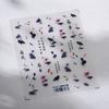TENSOR nueva tecnología 5D delgadas resistentes pegatinas de uñas tridimensionales adhesivas joyería para uñas TS-3771 estilo loto Jiangnan