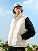 NASA SOBRE Chaleco de Algodón Grueso sin Mangas Estilo Retro Americano Chaleco Chaleco Cuello Alto Ropa Exterior Estilo Nuevo para Hombres y Mujeres 2026