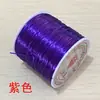 Suministro de extensiones de cabello con cuentas de cristal, línea elástica plana, accesorios de joyería para bricolaje, material de cuerda de cuentas, pulsera de cuerda, venta al por mayor