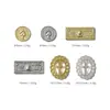 Arte de Uñas Aleación Moneda de Dólar Joyería Estilo Lujo Ligero Dólar Tridimensional para Uñas Diamante Estilo Popular Accesorios para Uñas Portátiles Venta al por Mayor