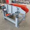 Peneira linear para areia e cascalho, fabricante de pequenas peneiras vibratórias produz peneira vibratória linear de camada única 520 para carvão ativado