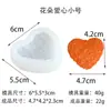 Molde para Vela Aromática de Flor en Forma de Corazón Molde para Decoración de Pastel Mousse de Chocolate en Forma de Trébol de Cuatro Hojas