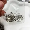 Rinestones de Circonia Biselados Pequeños para Uñas Super Brillantes Celebridad de Internet Base Plana Mini Diamante Marquise Biselado Cuadrado Decoraciones para Uñas