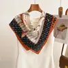 Bufanda de Seda Estampada con Nuevo Diseño 2026 para Mujer, Estilo Europeo y Americano, Chal Decorativo Elegante y Versátil, Bufanda Accesorio Profesional