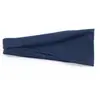 Faixa de Cabeça Esportiva para Corrida e Fitness para Homens e Mulheres Yoga Absorvente de Suor Antiperspirante Faixa Lenço de Cabeça Elástico Lenço de Cabeça de Cor Sólida Faixa de Cabeça de Aba Larga