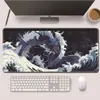 Mouse Pad Waves Longteng Grande e Espesso Pad para Teclado de Computador Gamer Antiderrapante Fonte Transfronteiriça Computador Escritório