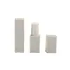 Tubo Magnético Quadrado para Batom, Tubo Vazio para Protetor Labial, Logo Personalizável, Tubo Giratório para Creme, Material de Embalagem para Tubo de Blush de Alto Brilho