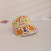 Sombrero de Niño Verano Nuevo Creativo Dibujos Animados Graffiti Ala Grande Capucha Exterior Parasol Transpirable Sombrero Protector Solar para Niños