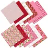 12 Hojas/Paquete Flor Rosa Día de San Valentín Álbum de Fotos DIY Scrapbook Papel de Fondo Tarjeta Papel para Manualidades Transfronterizo