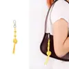 Ins Colorido Corda de Couro PU com Nó Duplo Pingente Criativo para Celular Nicho Versátil Pingente para Bolsa Pingente Chaveiro Joia