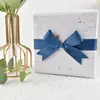 Lazo de Cinta de Poliéster Personalizado de Fábrica, Nudo de Lazo para Embalaje de Caja de Regalo de Una Sola Línea, Personalización de Lazo de Cola de Golondrina de Oreja Única