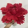 Cesta de flores grande flor de peônia grande flor de seda girada à mão flor gigante flor de veludo flor de casamento