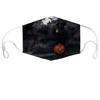 Mascarilla de Algodón de Halloween Mascarilla de Impresión Digital 3D Algodón a Prueba de Polvo Universal Personalizada para Adultos y Niños PM2.5