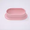 Amazon Nuevo Comedero de Silicona para Mascotas Antivuelco Boca Inclinada Protección del Cuello Plato de Alimentación Comedero de Boca Inclinada Rayado Largo Plato para Mascotas