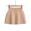 Otoño 2024 Nueva falda corta ajustada estilo americano tipo A de Spice Girls, falda de punto sexy retro, ropa para mujer