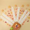 Molde de Silicona para Familia DIY de Calidad para Envío Directo One Piece Herramienta Artificial para Hornear 6 Piezas Combinación Número Letra Molde para Pastel