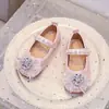 Zapatos de Princesa para Niñas 2026 Nuevo Estilo Primavera/Otoño Zapatos Individuales para Niños Bebé Suela Suave Niños Medianos/Grandes Zapatos Individuales de Cuero con Pedrería para Bebé