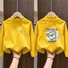Roupa de Baixo Infantil Gola Alta Meia Outono/Inverno Novo Estilo Veludo Alemão Roupas de Outono para Meninos Top de Manga Longa Quente e Versátil para Crianças de Meia-Idade a Mais Velhas