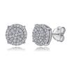 Pendientes transfronterizos europeos y americanos de Tong Lin con circonita de diamante completo, pendientes de temperamento, pendientes de plata esterlina s925, pendientes de alta gama para damas, venta al por mayor