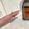 Anillo de Plata de Ley S925 Estilo Francés Luna y Estrella para Mujer, Ajustable, de Nicho, Gama Alta, Lujo Ligero, Único, Versátil, Moderno