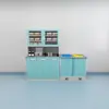 Botiquín occidental, estación de tratamiento, clínica, hospital, botiquín estéril, gabinete médico, sala médica, sala de salud, mesa de tratamiento