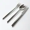 Xman+ Juego de Cubiertos Estilo Occidental 3 Piezas Acero Inoxidable 304 Juego de Alta Gama de Cubiertos para Steak Domésticos con Ligeros Defectos