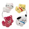 Libro Rojo Pequeño Dibujos Animados Peluche Winnie the Pooh Perro Pacha Muñeco Broche Muñeco Gato KT Bolso Ropa Zapatos Decoración Regalo