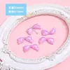 Ins Cor Fofa Pérola Transparente Laço Contas DIY Joias Artesanais Brincos Pulseira Colar Acessórios Material