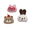 Lindos Accesorios de Dibujos Animados de Pingüino y Conejo de Tela Broche DIY Accesorios para Joyería Muñeco Relleno de Algodón Ropa Accesorios para el Cabello