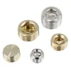 Plugue Sextavado de Ferro e Latão, Plugue com Rosca Interna e Externa, Conector de Hidráulica de Cobre e Ferro de 1/8 de Polegada a 1 Polegada com Rosca Sextavada Externa