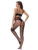Medias negras de primavera y verano, medias finas con estampado de amor, venta al por mayor, leggings, calcetines de encaje hueco, 3093