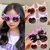 Óculos da Moda Kuromi para Crianças Meninas e Meninos, Passarela Passeio de Primavera Transfronteiriço Cool Bebê Menina Princesa Laço Óculos de Sol