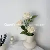 Rosa Simulação Floyd Rose Simulação Buquê Flor Pequena Alto Padrão Realista Atravessar Fronteiras Atacado Flores Artificiais