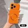 Funda de Teléfono Magnética con Textura de Lichi Aplicable OPPO Realme16 GT8 Ventana Grande Cuero Liso C75 Funda Anticaída c83