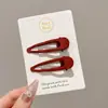 Grampo de Cabelo de Pato de Alta Qualidade para Fios Soltos, Novo Grampo de Cabelo da Moda 2026 para Franja, Acessório de Cabelo Floral