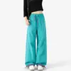 Calça de Softshell à Prova de Três Elementos Dopamine Outdoor com Perna Curva Outono Nova Marca Tendência para Casais Elástica Patchwork Americano Calça Esportiva