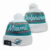 Chapéu de Lã Quente NFL Outono/Inverno para Homens e Mulheres, Gorro Estilo Pop Bordado com Letra e Pom-Pom