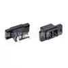 Tomada de energia AC 2 pinos 2 pinos 8 palavras Tomada AC Refrigerador de carro DB-F sagline Tipo D Assento padrão US 2.5A250V