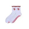 Calcetines de Yoga para Mujer Profesionales Antideslizantes Fitness Pilates Calcetines de Media Pantorrilla con Pantalones de Tiburón Calcetines Deportivos con Base de Silicona