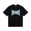Camiseta de Manga Corta Stus de Alta Calidad Transfronteriza Letra Correcta Pesada Versión Alta Marca de Moda Americana Pareja Hombres y Mujeres
